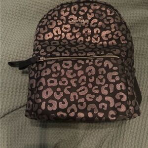 Kate spade leopard print backpack